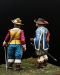 Rear: The new blade, Musketeers of the Guard, 1622 a pair of 75mm figure fine scale model kit produced by Hawk Miniatures